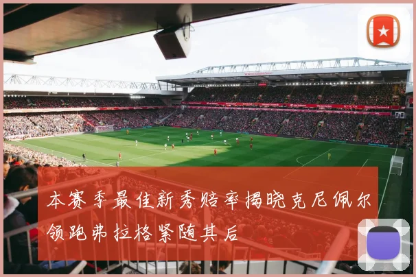 本赛季最佳新秀赔率揭晓克尼佩尔领跑弗拉格紧随其后